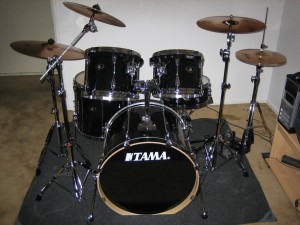 My Tama drum set before I converted it.