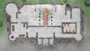 Cathedral of Helm - Level 1 - Rainy Day with Broken Glass