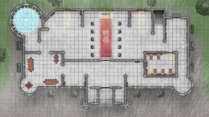 Cathedral of Helm - Level 1 - Rainy Day with Magic Ward