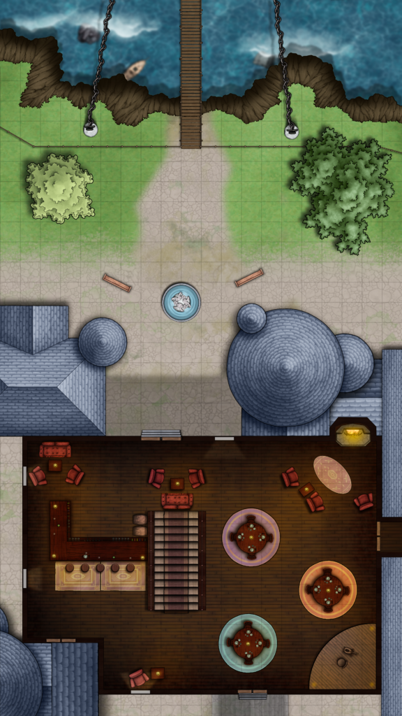 Moonstone Mask Common Room Map - Day